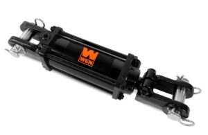 WEN TR2512 2500 PSI Tie Rod Hydraulic Cylinder with 2.5 in. Bore and 12 in. Stroke, Appears New