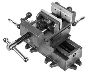 WEN CV413 3.25 in. Compound Cross Slide Industrial Strength Benchtop and Drill Press Vise, Appears New