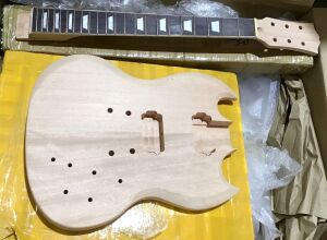 Unfinished Guitar Body and Neck