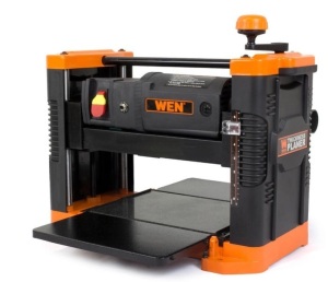 WEN 6550T 12.5-Inch Benchtop Thickness Planer with Granite Table, Missing Cover, Belt Off Track