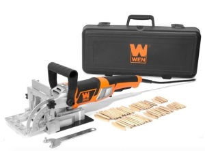 WEN JN8504 8.5-Amp Plate and Biscuit Joiner with Case and Biscuits