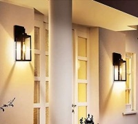 2 Pack&nbsp;Dusk to Dawn Outdoor Wall Lanterns