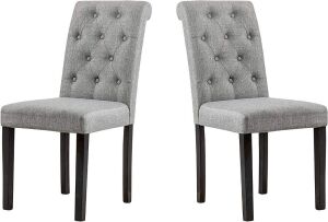 Set of (2) Habit Solid Wood Dining Chairs