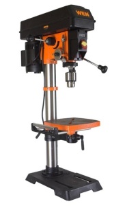 WEN 4214T 5-Amp 12-Inch Variable Speed Cast Iron Benchtop Drill Press with Laser and Work Light