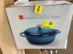 Enameled Cast Iron 6 Quart Dutch Oven