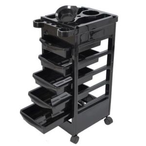 Salon Hairdresser Trolley, 5 Drawer 