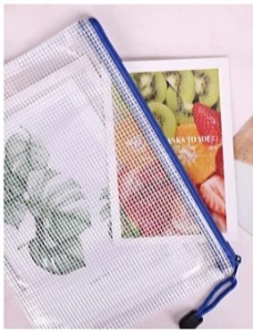 Mesh Zipper Pouches, 8 Different Sizes