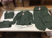 Lot of (2)&nbsp;Nap Loungewear Cupro Rayon Puff Sleeve Sets, Jade, M - Appear New