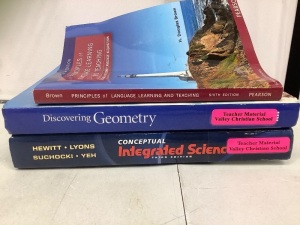 Lot of (3) Textbooks