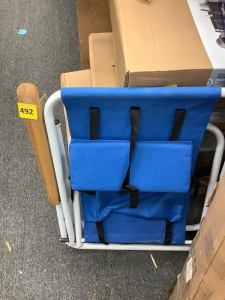 Blue Folding Chair