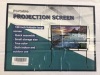 Projector Screen with Stand 120 inch, New