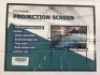 Projector Screen with Stand 120 inch, New