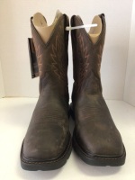 Ariat Groundbreaker H2O Work Boots, Mens 8,&nbsp;Dark Brown -&nbsp;Appears New