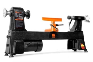 WEN 3424T 4.5-Amp 12-Inch by 18-Inch 5-Speed Benchtop Wood Lathe, Missing Hardware