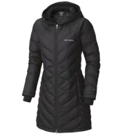 Columbia Heavenly Long Hooded Jacket for Ladies - Black - 2X, E-Commerce Return