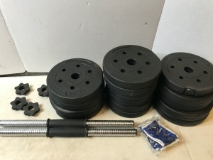 Adjustable Barbell Set