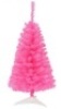 3 Ft Premium Artificial Christmas Mini Tree With Stand-Pink, Damaged
