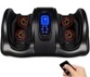 Therapeutic Foot Massager w/ High Intensity Rollers, Remote, 3 Modes, Black