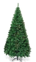 7 ft. Green PVC Hinged&nbsp;Artificial Christmas Tree