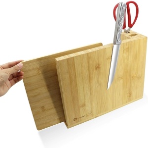 Findhorn River Bamboo Knife Rack & Cutting Board