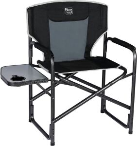 Lightweight Oversized Camping Chair with Side Table