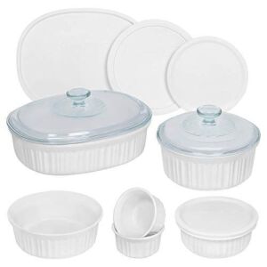 12-Piece CorningWare French White Ceramic Bakeware