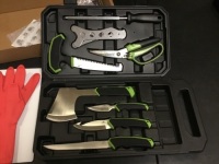 Mossy Oak 10 Piece Field-to-Freezer Wild Game Field Dressing Kit with Carry Case - Appears New&nbsp;
