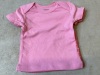 Lot of 32 Packs, 4 Pack Hanes Short Sleeve Crew Tees T Shirt Set, Pink/Pink Stripe, 18-24 Months