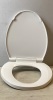 Toilet Seat/Lid, White, May Be Missing Hardware