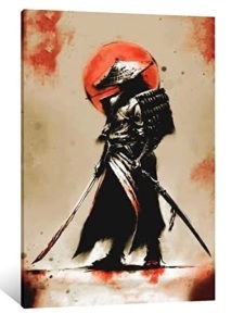 Japanese Samurai Warrior Wall Art