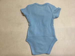 Lot of 29 Hanes Flexy Infant Boy Onesies, Blue, 0-6 Months