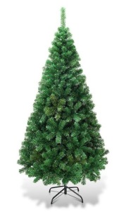 5 ft. Green PVC Hinged Xmas Pine Artificial Christmas Tree