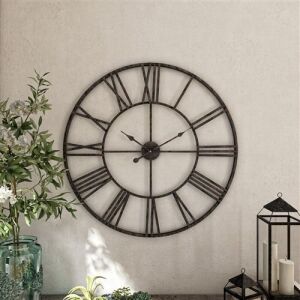 Solange Round Metal Wall Clock - 30"x30"x1.5"