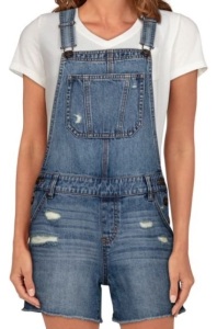 Natural Reflections Denim Shortalls, XL