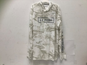 Under Armour Mens Long Sleeve Hooded Shirt, XL