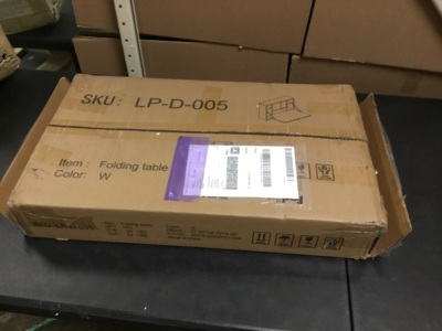 Folding Table, Unknown Details - Appears New 