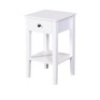 White End Table with Drawer and Storage Shelf - Appears New&nbsp;&nbsp;