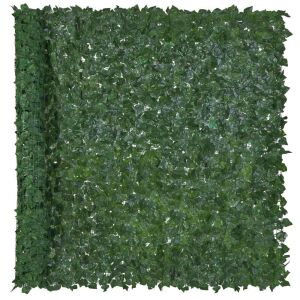 Lot of (4) Outdoor Faux Ivy Privacy Screen Fences - 96x72in