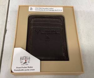 Wild Deerskin Leather Front-Pocket Wallet