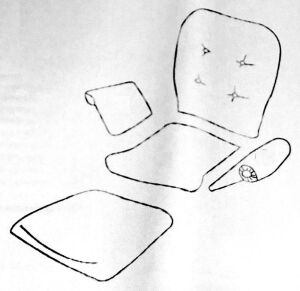 Patio Chair Cushion Assembly