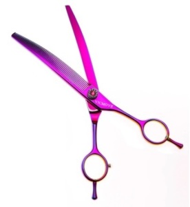 Curved Thinning Dog Grooming Shears