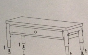 Monitor Stand w/ Drawer