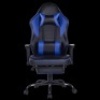Racer Style PC Office Gaming Chair with Footrest, Blue - Appears New, May Be Missing Hardware&nbsp;