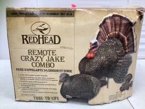 Set of 3/4 Scale Strut Jake and Mating Hen Decoys