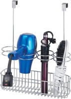mDesign Metal Over Cabinet Hair Tool Organizer