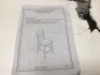 Grey Dining Room Chairs, Set of 4 - Appears New&nbsp;