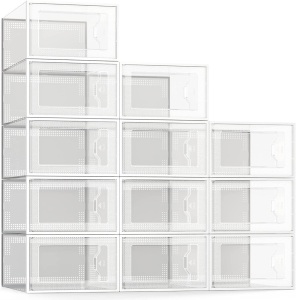 SEESPRING 12 Pack Shoe Storage Boxes