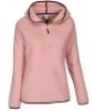 Ascend Bonfire Cozy Long-Sleeve Fleece Pullover for Ladies - Misty Rose - L, New with Tags