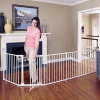 North States 3 in 1 Metal Superyard: 144" long extra wide baby gate, barrier or play yard. Appears New