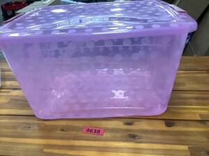 Pink Storage Tote